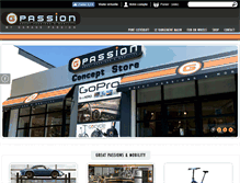 Tablet Screenshot of garagepassion.com